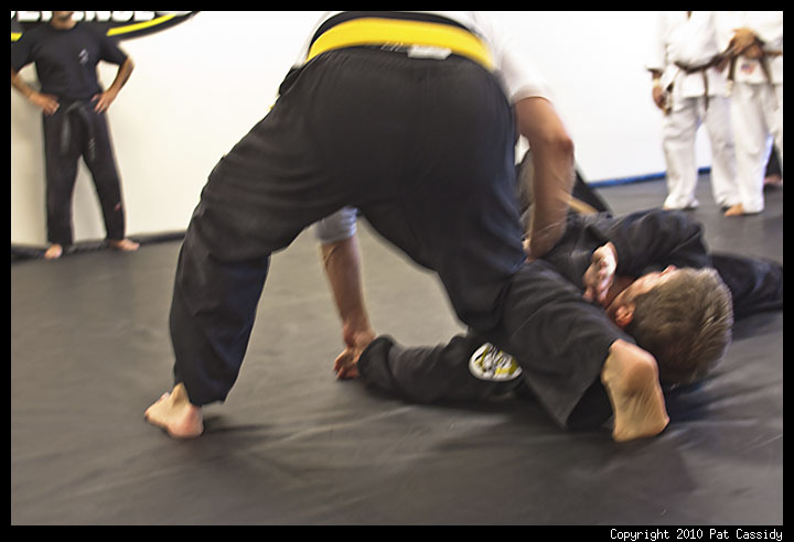 Jeff Orange Belt Jujitsu Test - Checkmate Martial Arts